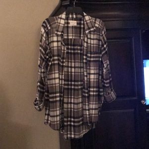 American Eagle medium flannel shirt